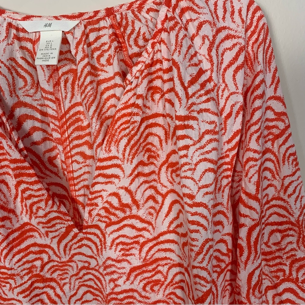 H&M Balloon Sleeve Lightweight Cotton Dress - Picture 4 of 15